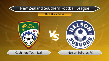 New Zealand Southern Football League Cashmere Technical VS Nelson Suburbs FC