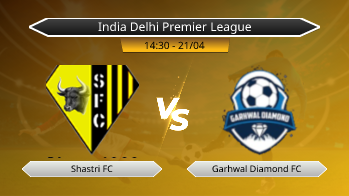 India Delhi Premier League Shastri FC VS Garhwal Diamond FC