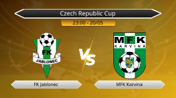 Czech Republic Cup FK Jablonec VS MFK Karvina