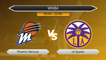 WNBA Phoenix Mercury VS LA Sparks
