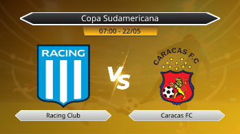 Copa Sudamericana Racing Club VS Caracas FC