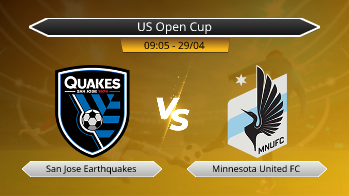 US Open Cup San Jose Earthquakes VS Minnesota United FC