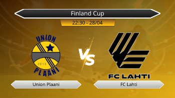 Finland Cup Union Plaani VS FC Lahti