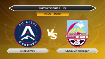 Kazakhstan Cup Altai Semey VS Ulytau Zhezkazgan