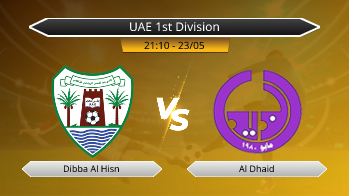 UAE 1st Division Dibba Al Hisn VS Al Dhaid