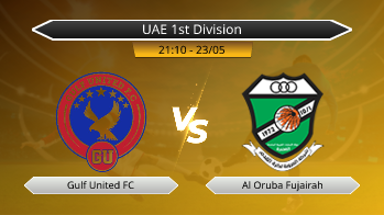 UAE 1st Division Gulf United FC VS Al Oruba Fujairah