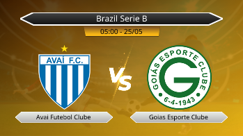 Brazil Serie B Avai Futebol Clube VS Goias Esporte Clube