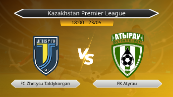 Kazakhstan Premier League FC Zhetysu Taldykorgan VS FK Atyrau