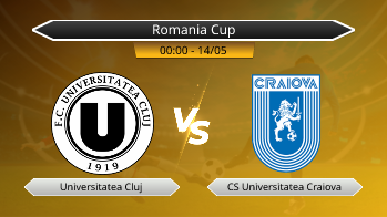 Romania Cup Universitatea Cluj VS CS Universitatea Craiova