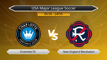 USA Major League Soccer Charlotte FC VS New England Revolution
