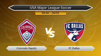 USA Major League Soccer Colorado Rapids VS FC Dallas