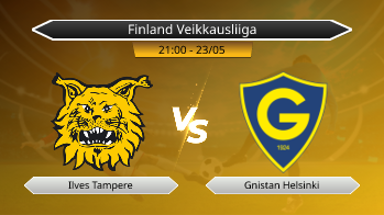 Finland Veikkausliiga Ilves Tampere VS Gnistan Helsinki
