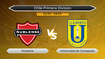 Chile Primera Division Nublense VS Universidad de Concepcion