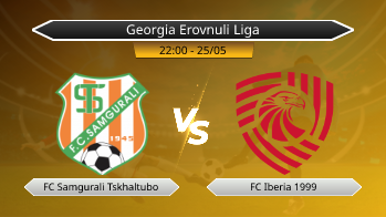 Georgia Erovnuli Liga FC Samgurali Tskhaltubo VS FC Iberia 1999