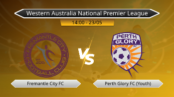 Western Australia National Premier League Fremantle City FC VS Perth Glory FC (Youth)