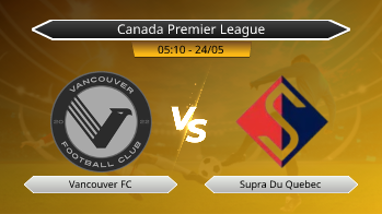 Canada Premier League Vancouver FC VS Supra Du Quebec