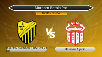 Morocco Botola Pro Maghreb Association Sportive de Fes VS Hassania Agadir