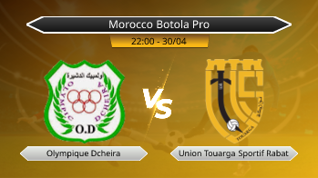 Morocco Botola Pro Olympique Dcheira VS Union Touarga Sportif Rabat