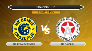 Slovenia Cup NK Brinje Grosuplje VS NK Aluminij
