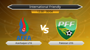 International Friendly Azerbaijan U16 VS Pakistan U16