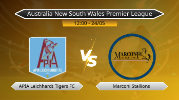 Australia New South Wales Premier League APIA Leichhardt Tigers FC VS Marconi Stallions