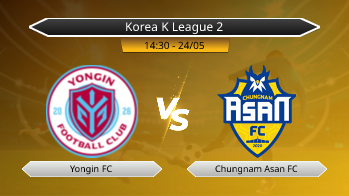 Korea K League 2 Yongin FC VS Chungnam Asan FC