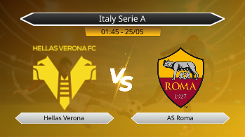 Italy Serie A - Hellas Verona vs AS Roma