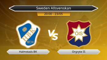 Sweden Allsvenskan Halmstads BK VS Orgryte IS