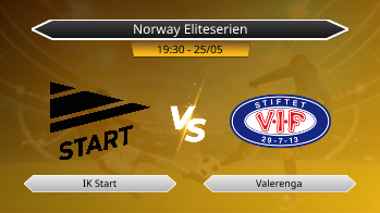 Norway Eliteserien IK Start VS Valerenga