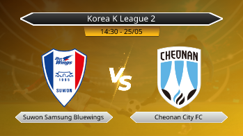 Korea K League 2 Suwon Samsung Bluewings VS Cheonan City FC