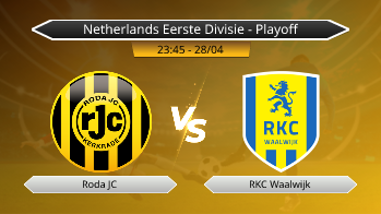 Netherlands Eerste Divisie - Playoff Roda JC VS RKC Waalwijk