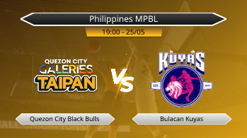 Philippines MPBL Quezon City Black Bulls VS Bulacan Kuyas
