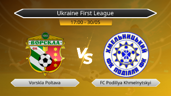 Ukraine First League Vorskla Poltava VS FC Podillya Khmelnytskyi