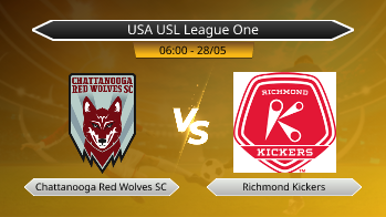 USA USL League One Chattanooga Red Wolves SC VS Richmond Kickers