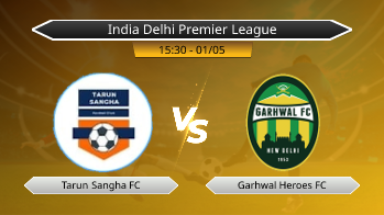 India Delhi Premier League Tarun Sangha FC VS Garhwal Heroes FC