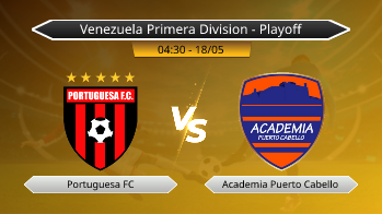 Venezuela Primera Division - Playoff Portuguesa FC VS Academia Puerto Cabello