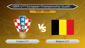 UEFA U17 European Championship Qualifiers Croatia U17 VS Belgium U17
