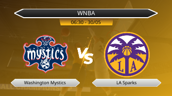 WNBA Washington Mystics VS LA Sparks