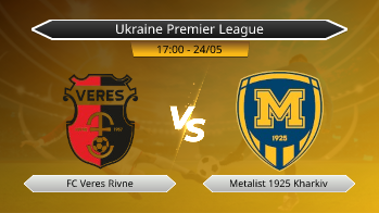Ukraine Premier League FC Veres Rivne VS Metalist 1925 Kharkiv