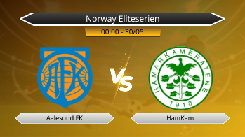Norway Eliteserien Aalesund FK VS HamKam