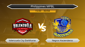 Philippines MPBL Valenzuela City Darkhorse VS Negros Hacienderos