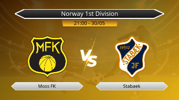 Norway 1st Division Moss FK VS Stabaek