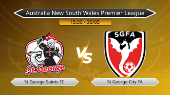 Australia New South Wales Premier League St George Saints FC VS St George City FA