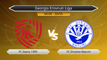 Georgia Erovnuli Liga FC Iberia 1999 VS FC Dinamo Batumi