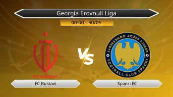 Georgia Erovnuli Liga FC Rustavi VS Spaeri FC