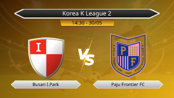 Korea K League 2 Busan I.Park VS Paju Frontier FC