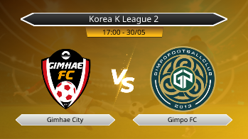Korea K League 2 Gimhae City VS Gimpo FC