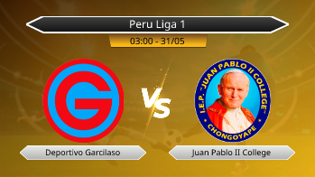Peru Liga 1 Deportivo Garcilaso VS Juan Pablo II College