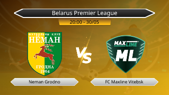 Belarus Premier League Neman Grodno VS FC Maxline Vitebsk