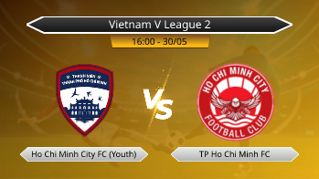 Vietnam V League 2 Ho Chi Minh City FC (Youth) VS TP Ho Chi Minh FC